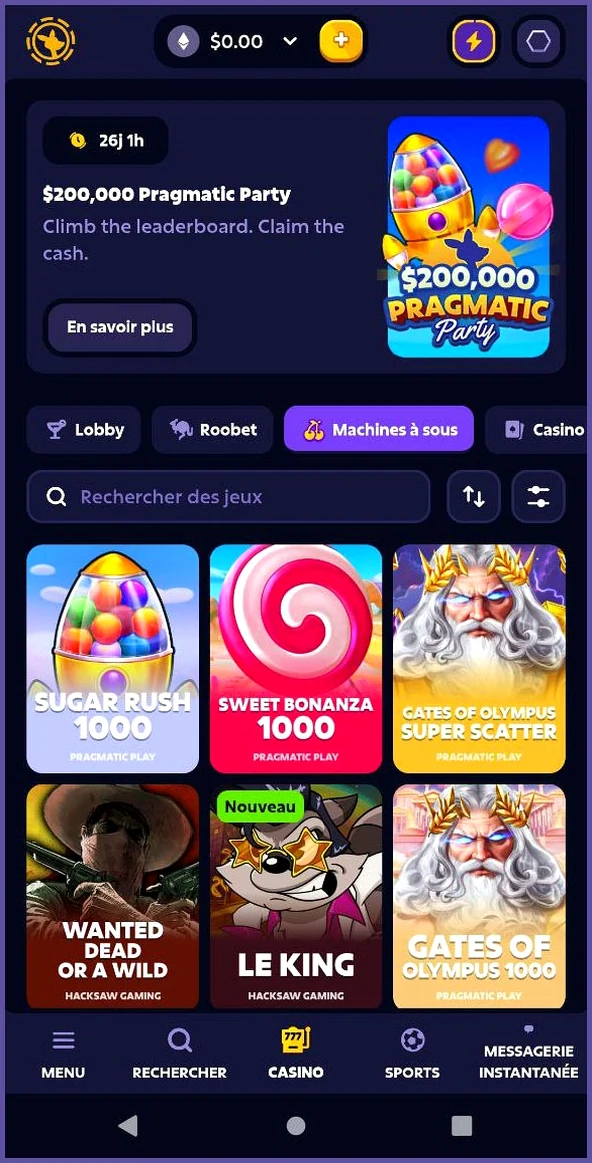 Machines à sous avec achat direct de bonus disponibles